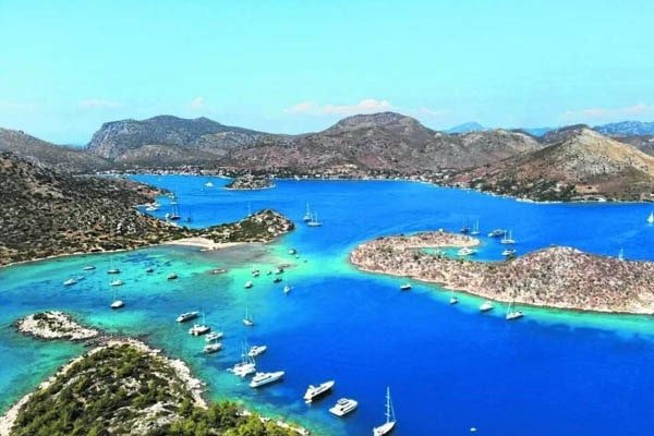 Symi Island and Hisaronu Gulf